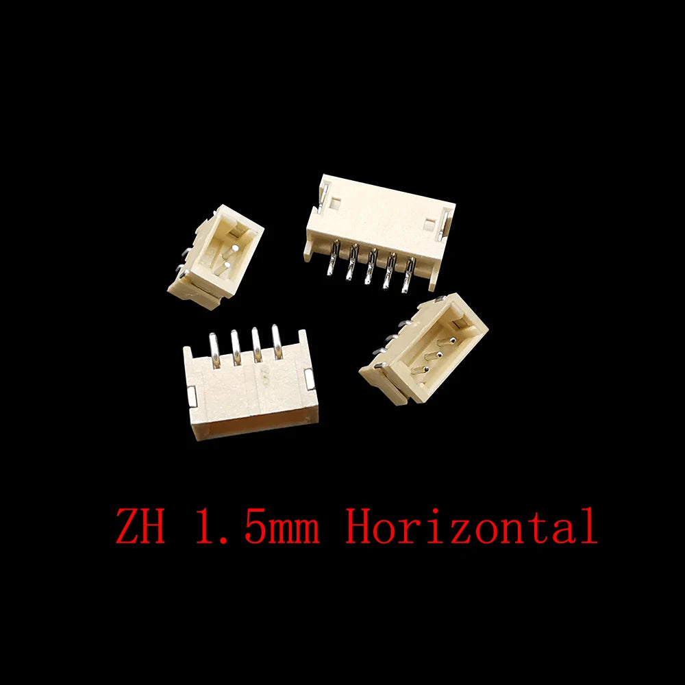 1Box JST ZH 1.5mm 2P 3P 4P 5 Pin Male Plug Female Socket Housing SMD DIP Terminal Kit Pin Header Crimp Wire Connector JST ZH1.5