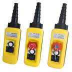 2/4/6/8 Pushbuttons Double Speed/Single speed Hoist Crane Pendant Control Stations With Emergency Stop For circuits XAC-A271