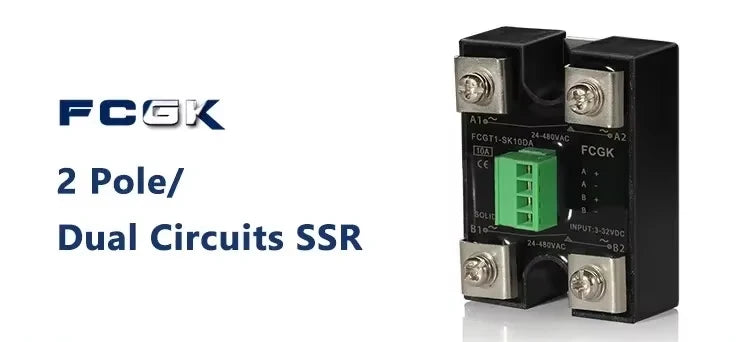 10A 25A 40A 60A 80A Dc Control Ac Dual Control Dual / Single Output Control Single Phase Solid State Relay
