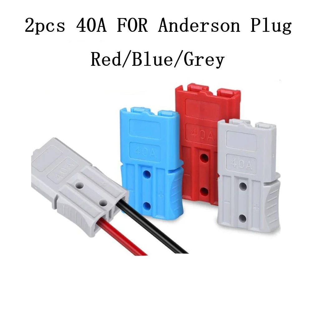 Wire & Cable Connectors 40A FOR Anderson 40A AC 600V AC Outlet Easy To Connect Insulation Protection
