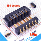 5 Pairs Pitch 2.5 mm 2 3 4 5 6 7 8 9 10 11 Positions Female Blade Socket Male Header Battery Connector Right Angle Straight