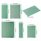 Universal PCB Circuit Protoboard Double Sided Breadboard 2x8 3x7 4x6 5x7 7x9CM Stripboard Prototyping Board DIY Electronic Kit