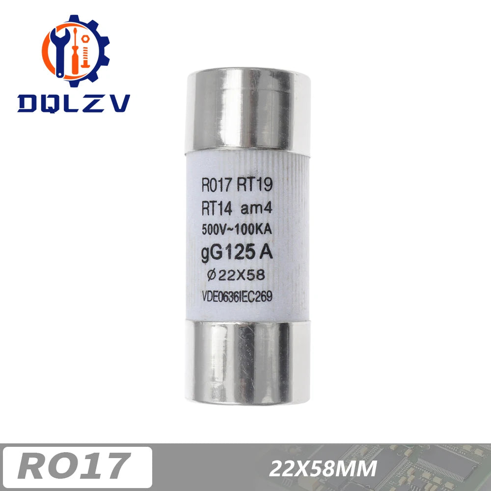 10*38 Fast blow Ceramic Fuse 8.5X31.5MM 14X51MM 22X58MM Fuse 380/500V 0.5A 1A 2A 5A 6A 10A 16A 20A 32A RO14 RO15 RO16 RO17
