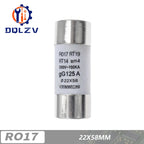10*38 Fast blow Ceramic Fuse 8.5X31.5MM 14X51MM 22X58MM Fuse 380/500V 0.5A 1A 2A 5A 6A 10A 16A 20A 32A RO14 RO15 RO16 RO17