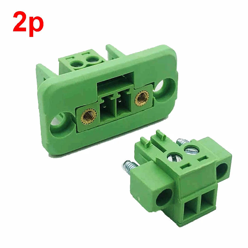 5/10Set 15EDGWC Pitch 3.81mm 2P/3P/4P/5P/6P/8P/9P Pluggable Terminal Block Connector JM15EDGKM 3.81mm Pitch