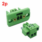 5/10Set 15EDGWC Pitch 3.81mm 2P/3P/4P/5P/6P/8P/9P Pluggable Terminal Block Connector JM15EDGKM 3.81mm Pitch