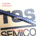 10/50PCS TC4SU69F Marking C6 SOT23-5 SOT153 SMD single NAND gate single inverter chip IC TC4SU69F