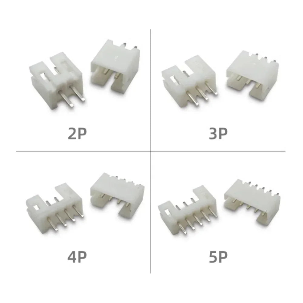 50/100PCS JST PH2.0mm Wire Connector Male Housing 2mm Pitch 2/3/4/5/6Pin 2.0mm Male Plug Plastic Shell Pin Header