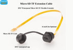 IP67 Waterproof Micro-SD Extension Cable Micro SD TF Card Flex Extender FPC Cable Outdoor Micro SD TF Memory Card Slot