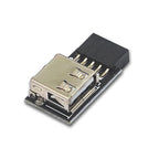 USB 2.0 Motherboard Header USB2.0 A 9 Pin Female Converter 9pin Motherboard to USB Adapter Connector for Wireless Mouse Receiver
