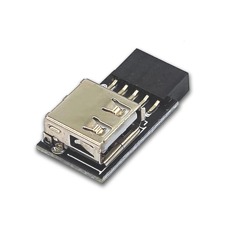 USB 2.0 Motherboard Header USB2.0 A 9 Pin Female Converter 9pin Motherboard to USB Adapter Connector for Wireless Mouse Receiver