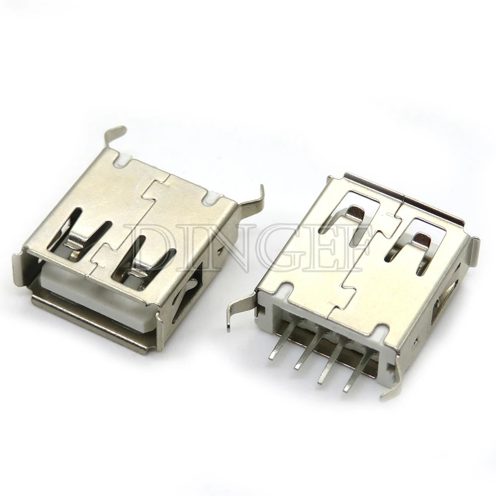 5Pcs USB Type A Standard Port Female Solder Jacks Connector PCB Socket USB-A USB-B type