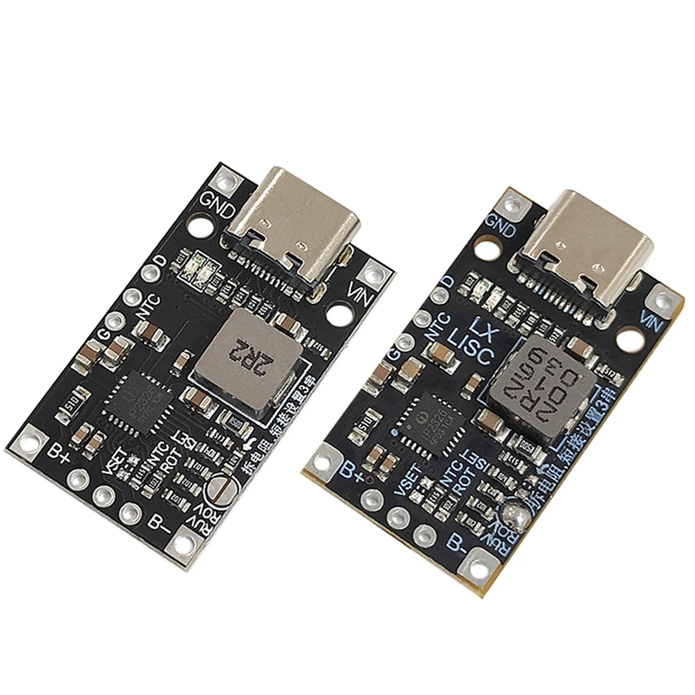 1-10PCS Type-C BMS with Balance Charging 15W Fast Charge Li-ion Battery Boost Module 2S 3S 8.4V 12.6V for DIY Charger PCB Board