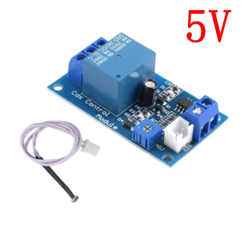 XH-M131 DC 5V/12V/24V Light Control Switch Photoresistor Relay Module Detection Sensor Brightness Automatic Control Module