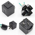1 pair DC 12V  40 Amp Relay & Wires 40A Auto Automotive Relay Socket