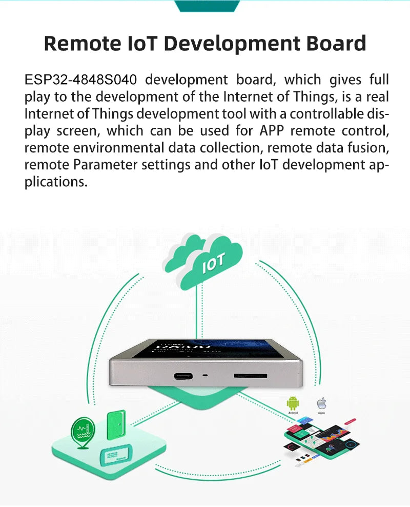 ESP32-S3 Arduino LVGL WIFI and Bluetooth development board 4.0 inch 480 * 480 smart display capacitive touch without bottom shel