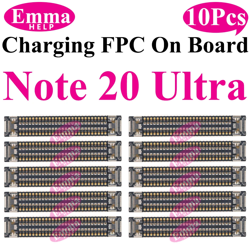 10pcs USB Charging FPC on Board Flex Cable For Samsung S22 S23 S24 S20 S21 Note20 S10Lite S20FE Note20 Connector Clip Port Plug