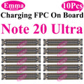 10Pcs Charging FPC Connector For Samsung S25 S24 S23 S22 S21 S20 Ultra Plus Note 10 20 Motherboard Main Board Flex Ribbon Port