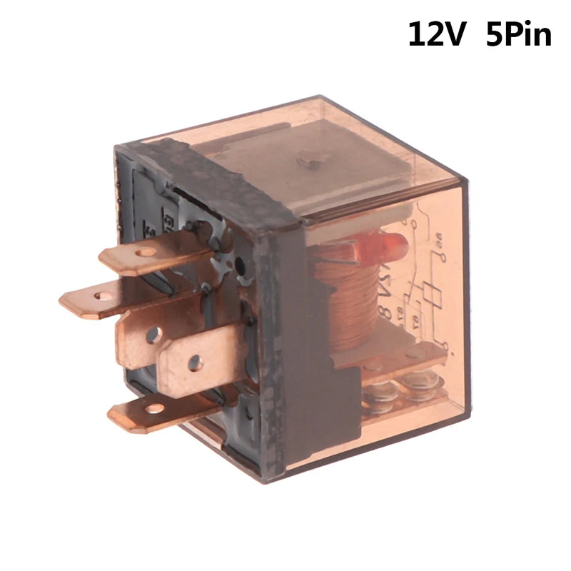 Waterproof Automotive Relay 12/24V 80A 4/5Pin SPDT Car Control Device Car Relays