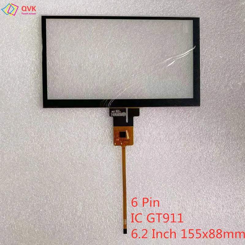 QVK 6.2/7/8/9 Inch GT911 Capacitive Universal Digitizer For Car DVD GPS Navigation Multimedia Touchscreen Panel JR-005-GT911