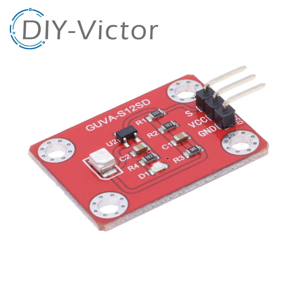 UV Sensor 240-370nm GUVA-S12SD 3528 Solar Ultraviolet Intensity Module DC 3.3-5V For Arduino /Raspberry pi