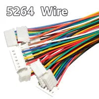 10/20sets Lot 5264 2.54 2.5mm Pitch Female Housing+Straight/curved needle+Terminal 2P~12Pin 5268 For PCB Wire To Board Connector
