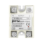 JOTTA SSR -10AA  25AA 40AA  AC Control AC SSR White Shell Single Phase Solid State Relay With Plastic Cover
