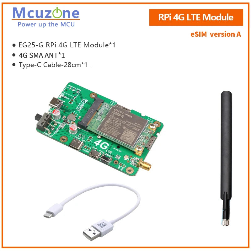 Quectel EG25-G Global BAND 4G LTE WCDMA GSM GPRS, for Raspberry Pi Rockchip ARM Android Linux Wince Windows  Quectel EG25