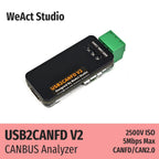 WeAct USB to CAN Module V2 USB to CANFD CANBUS Analyzer Debugger SLCAN Cangaroo