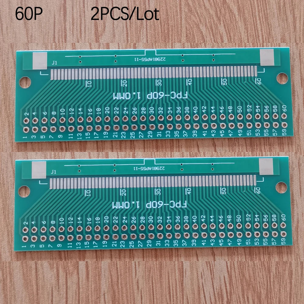 2PCS FPC/FFC Flexible Flat Cable Adapter Board Blank Board Test Board 0.5MM 1.0MM 2.54 Pitch 6/8/10/12/20/24/26/30/34/40/50P