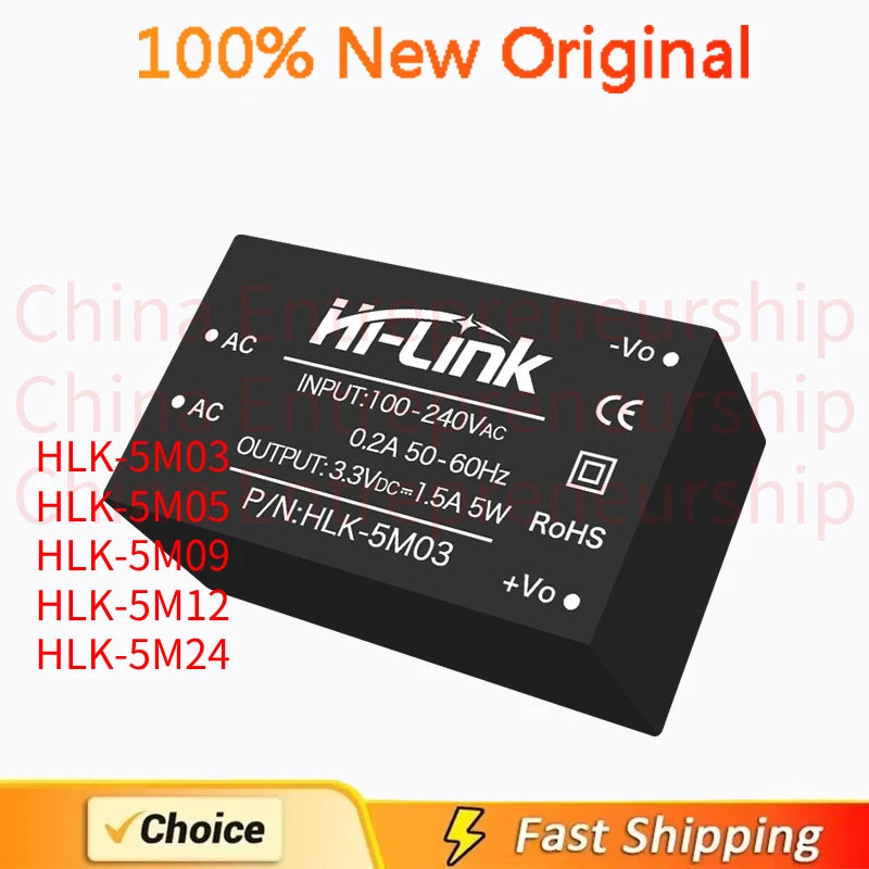 2 PCS HLK-5M03 HLK-5M05 HLK-5M09 HLK-5M12 HLK-5M24 100% Quality Original/Quick delivery