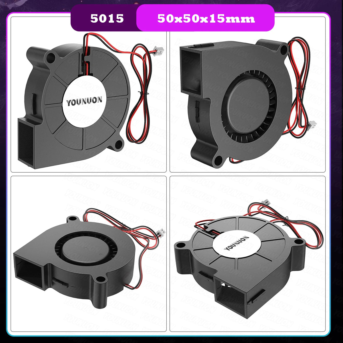 2PCS 5V USB Brushless Blower Cooling Fan USB Ventiliator Computer Case Cooler  PBT CPU Radiator USB Fan PC USB Gadgets