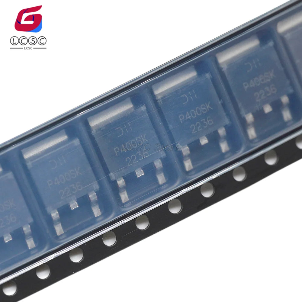 10Pcs/Lot Original P400SK Transistor P-Channel Power MOSFET 9A 100V 42W DMP10H400SK3-13 TO-252-2