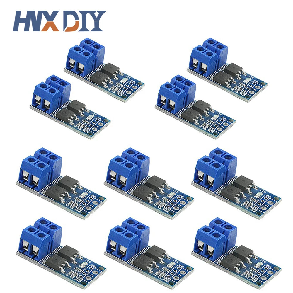 10pcs 15A 400W MOS FET Trigger Switch Drive Module PWM Regulator Control Panel for arduino DC 5V 12V 36V