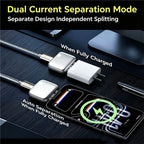 Intelligence 140W Full Charge Auto-Disconnect Charging Adapter Fast Charge Safety Separator Automatically for Type-C Devices