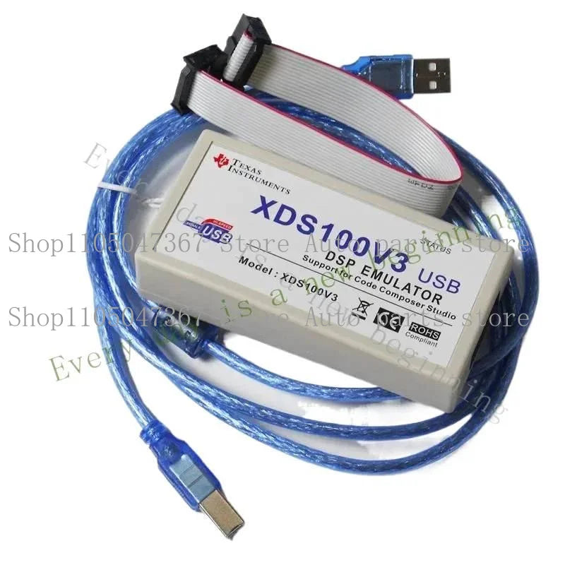 SJ S100V3 emulator TI DSP JTAG Debugger Replace xds100v2 Programmer for TI TMS320 ARM9 A8 download lineUSB2.0support