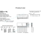 65PCS PC104 2.54 MM Pitch 4P 6P 8P 10P 40Pin Female Single Row 12.2MM Long Pin Header Strip Industrial Computer Connector Socket