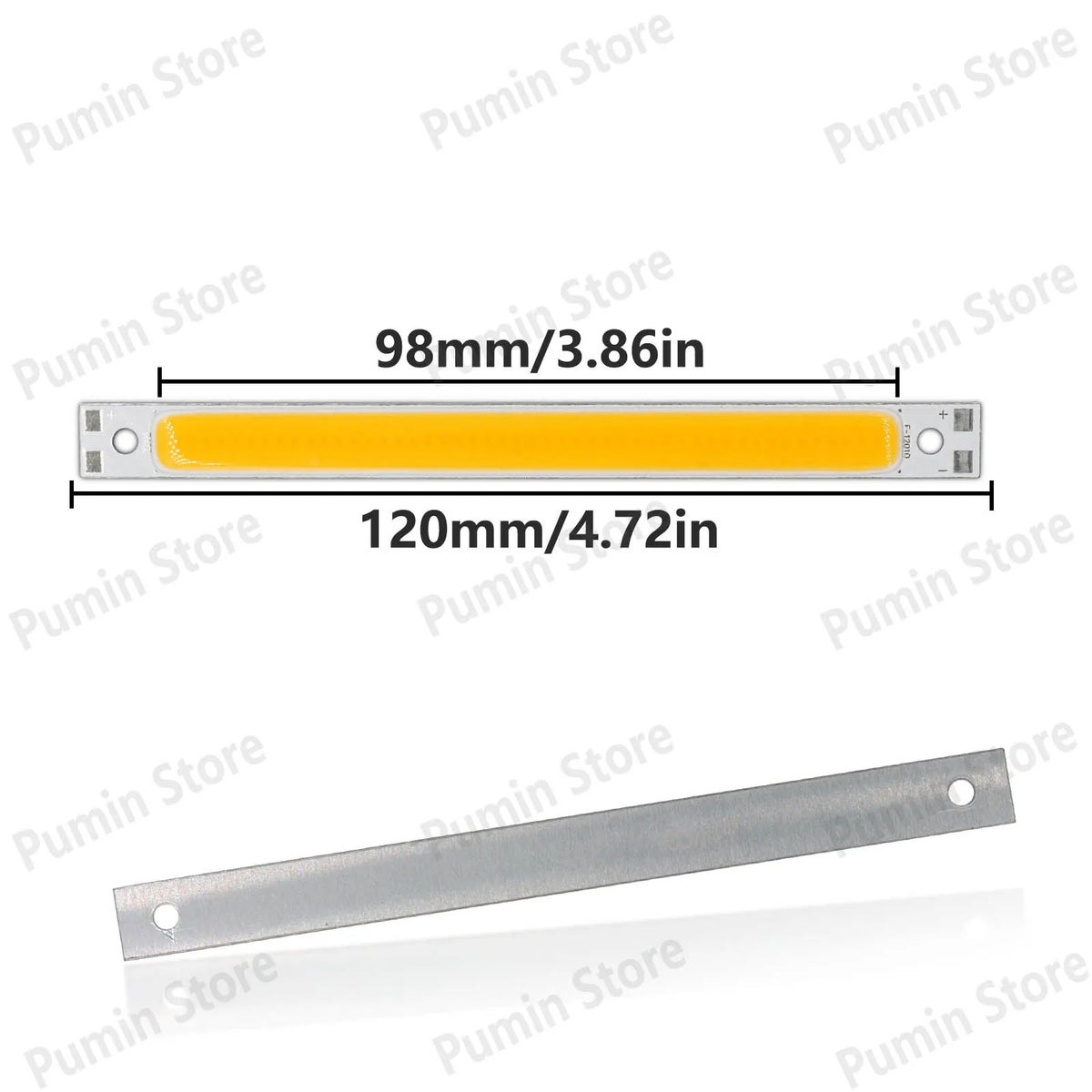 5pcs 12V COB LED Strip Light Bulb 120mm LED Chip Red Blue White Green Yellow For DIY Reading Light Staircase Kitchen Work Light