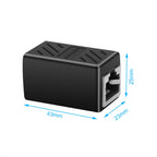 20/10/5Pcs RJ45 Coupler RJ45 Ethernet Connector Cat6 6A Cat5 5e Adapter Gigabit Network Extender Female to Female Adapter For PC