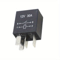 Automobile High Beam Lamp and Low Beam Lamp 12V/30A Air Conditioning Safety Box Pump Refitted Car Relay