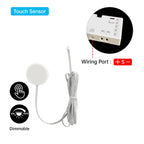 LED Cabinet Sensor Switch DC12-24V Dupont Port Touch/PIR Motion/Dual Door Motion Sensor /Penetrable Wood Detection Design 25MM