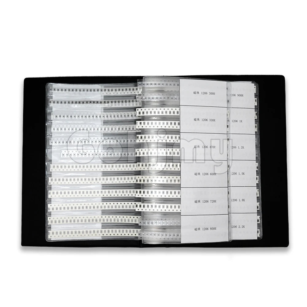 0402 0603 0805 1206 Ferrite Bead Inductance Sample Book Magnetic Laminated Sheet SMD Magnetic Beads Inductance Book  Kit