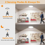 Magnetic Rechargeable Closet Light, Motion Sensor Wall Ceiling Lamp USB-C, Remote Control for Hallway Kitchen Stairs