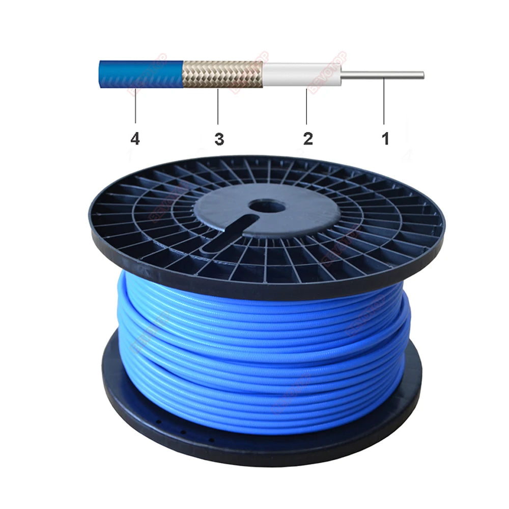 RG402 BNC Male to BNC/SMA Male Connector 50ohm BNC to SMA for Semi-Felxible 0.141 RG402 RF Coaixal Cable High Frequency Test