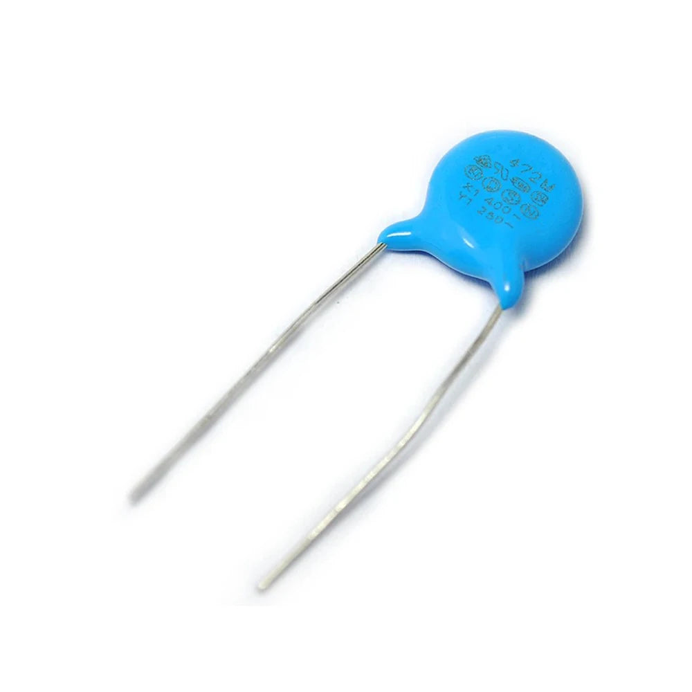 10PCS/LOT  High Voltage Ceramic Chip Safety Y Capacitor 400V 472M 4700PF 4.7NF X1 Y1