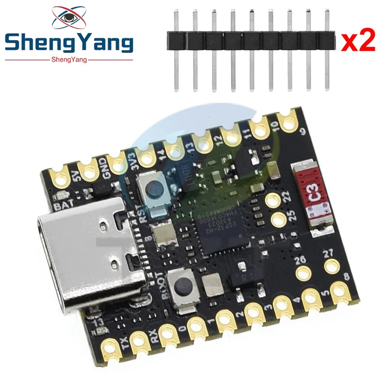 TZT SuperMini ESP32-H2 WiFi+Bluetooth ESP32 Development Board Microcontroller Programming Learning Controller Core Board