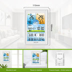 Baldr Wireless Digital Color Display Weather Station Clock Barometer Thermometer Hygrometer Trend Forecast Outdoor Sensor