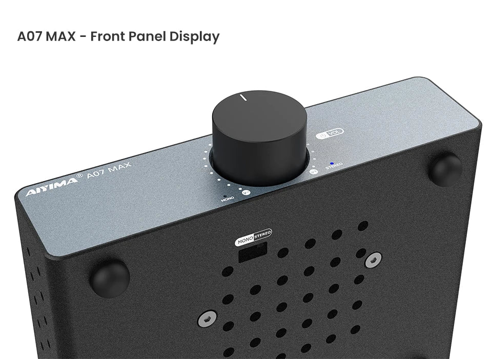 AIYIMA A07 MAX TPA3255 Audio Power Amplifier 2.0 Stereo Amplify 300Wx2 PBTL Mono Sound Amplifier 600W Home Speaker Amplificador