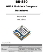 BE-880 GPS Receiver Module Compass 10th Chip 115200bps 1Hz for Arduino FPV Flight Control, Replace BN-880 GPS (1/2/5PCS )