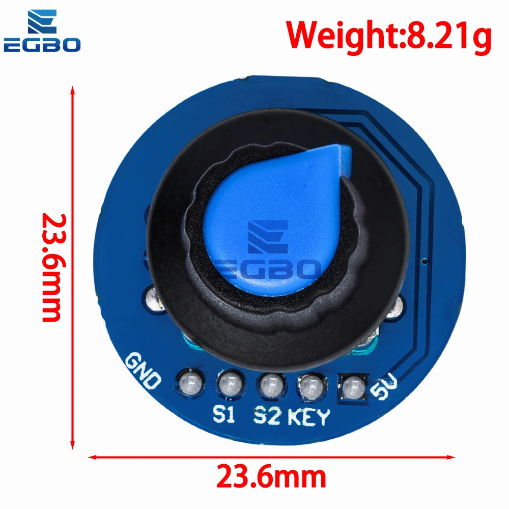 1~20PCS EGBO Rotary Encoder Module for Arduino Brick Sensor Development Round Audio Rotating Potentiometer Knob Cap EC11